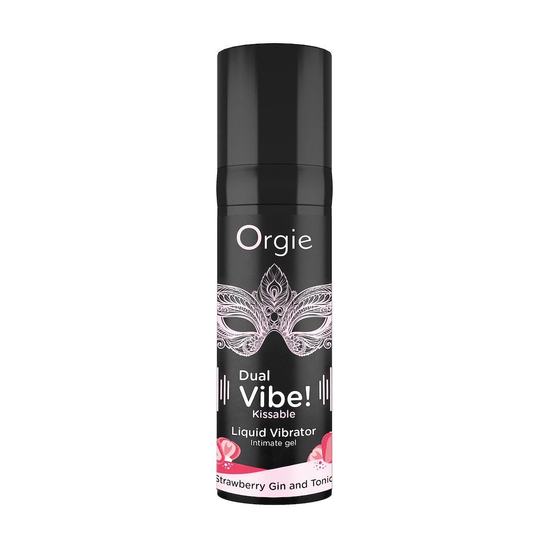 Orgie Dual Vibe! Strawberry Gin And Tonic Kissable Arousal Intimate Gel — zdjęcie 5