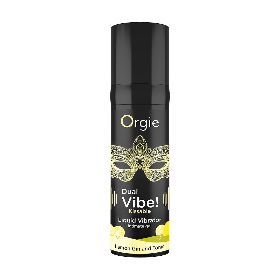 Orgie Dual Vibe! Lemon Gin And Tonic Kissable Arousal Intimate Gel — zdjęcie 5