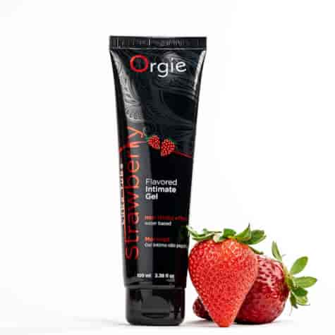 Orgie Lube Tube Strawberry Water-Based Intimate Gel