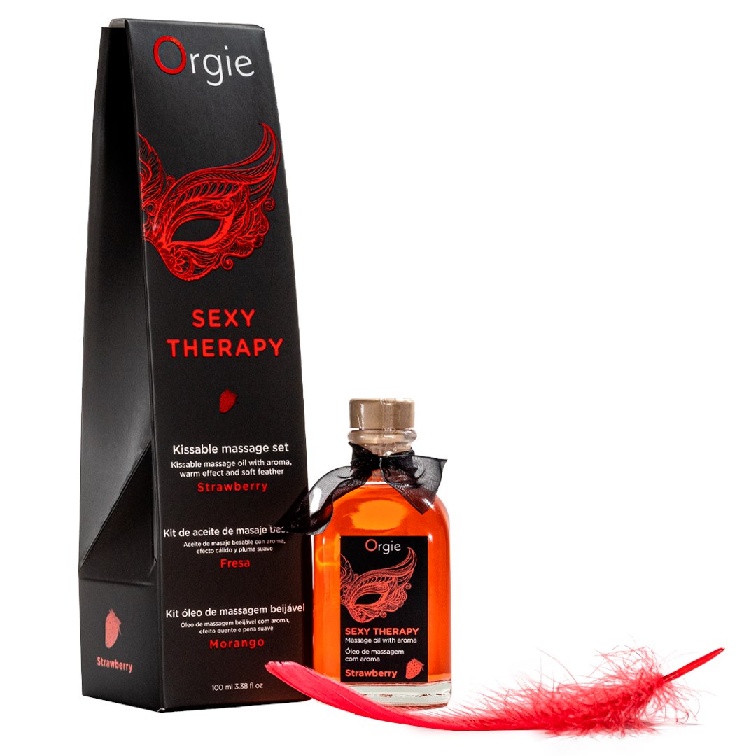 Orgie Sexy Therapy Kissable Massage Set Strawberry