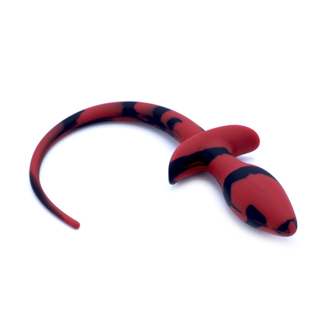 Kiotos X Anal Plug Dog Tail Black/Red