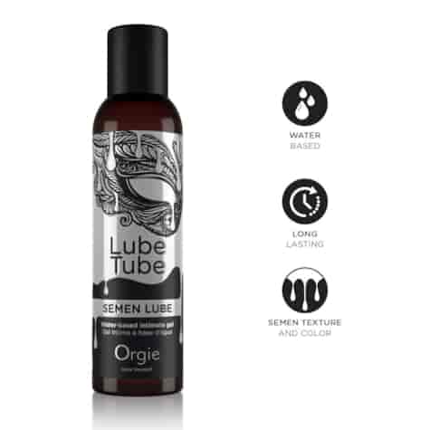 Orgie Lube Tube - Semen Lube Water - Based Intimate Gel