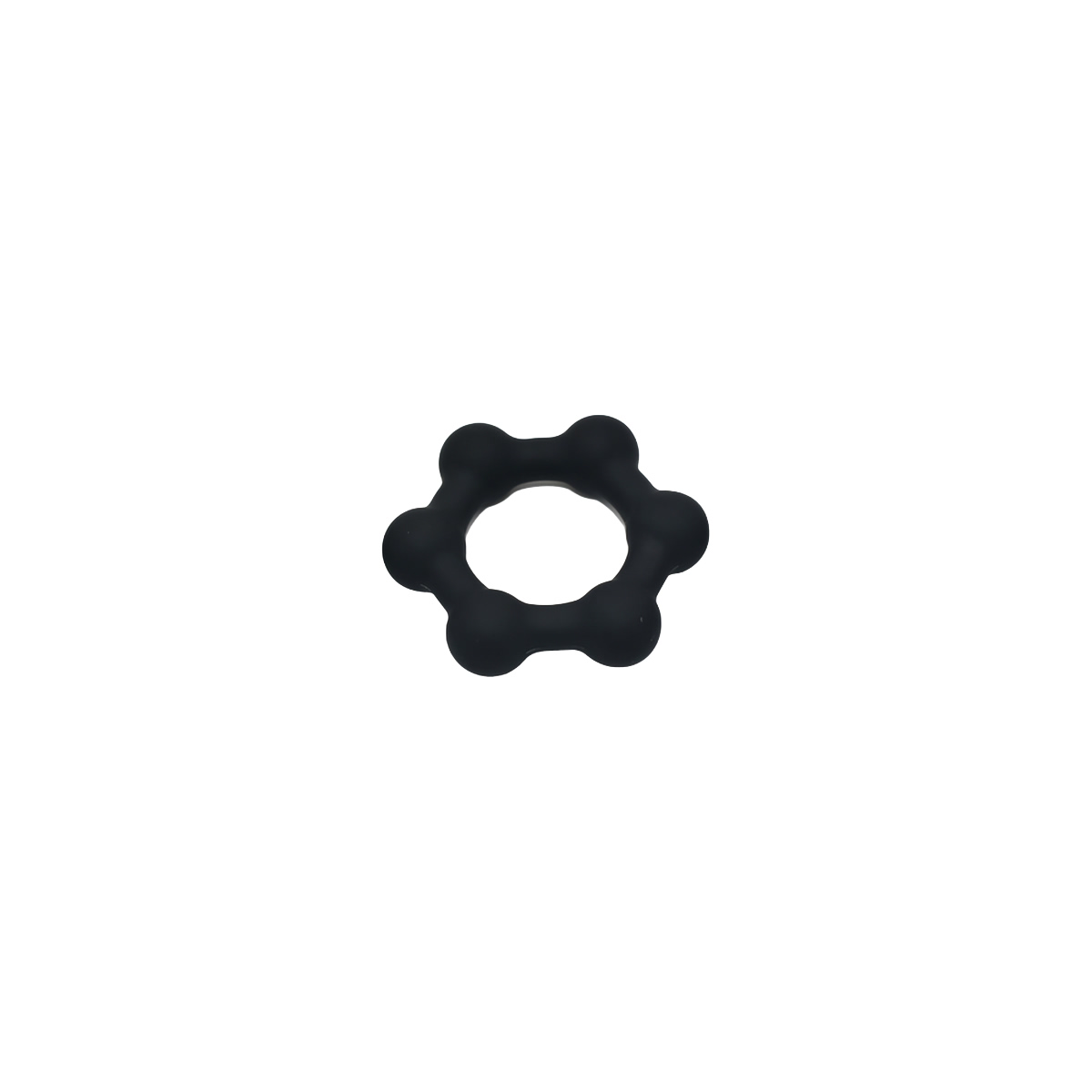 Kiotos Sport Balls Silicone Cockring with 6 Steel Balls M