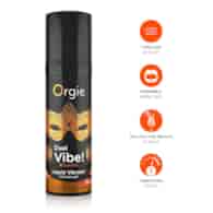 Orgie Dual Vibe! Sex On The Beach Kissable Arousal Intimate Gel