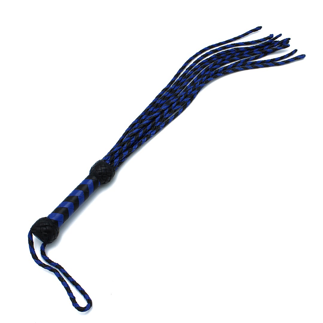 Kiotos Leather Leather Whip Nine Tails Black & Blue