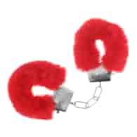 Classic Fluffy Handcuffs - Red