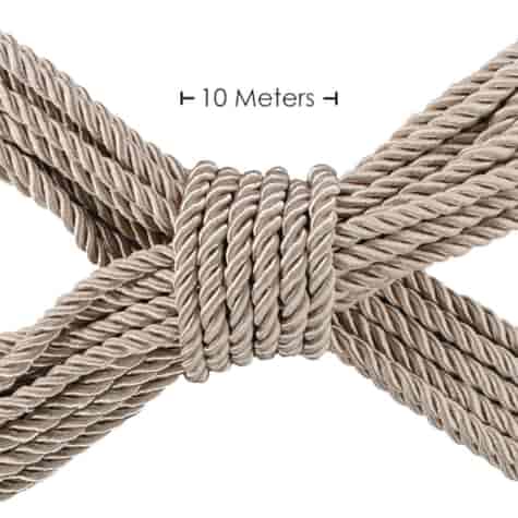 Polyester Bondage Rope - 32.8 ft / 10 m - Gold