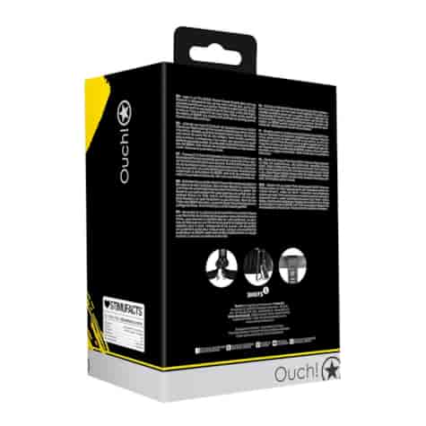 PU Leather Female Chastity Belt with Leg Restraint - Black