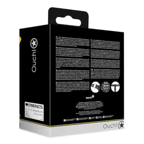 PU Leather Chastity Jock - Black