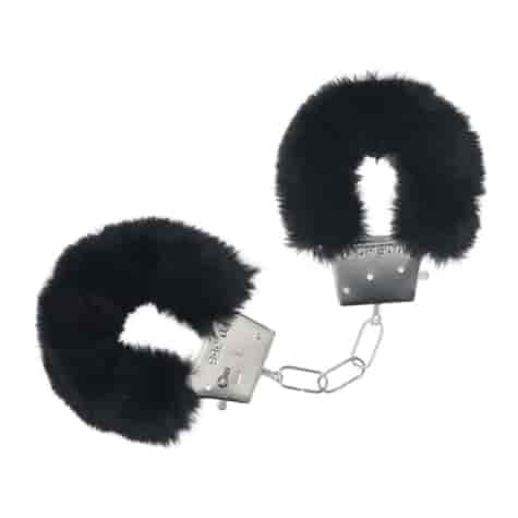 Classic Fluffy Handcuffs - Black