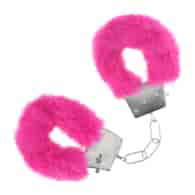 Classic Fluffy Handcuffs - Pink