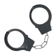 Classic Metal Handcuffs - Black