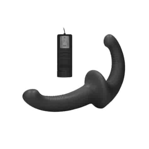 Vibrating Silicone Strapless Strap-On