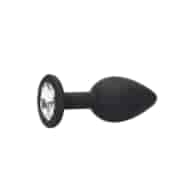 Silicone Butt Plug with Removable Jewelry