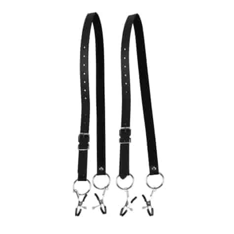 Labia Spreader with Clamps - Black