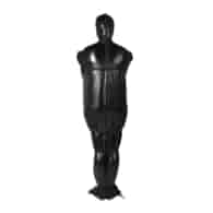 Body Bag with Nylon Straps - Black