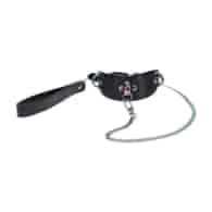 Venice Collection - Collar with Leash - Black