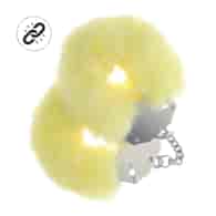 Heavy-duty Fluffy Handcuffs - Yellow
