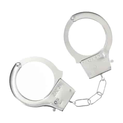 Classic Metal Handcuffs - Silver