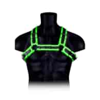 Bulldog Harness with Buckle - Glow in the Dark - S/M
