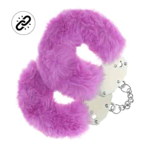 Heavy-duty Fluffy Handcuffs - Purple