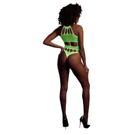 Body with Grecian Neckline - One Size - Neon Green
