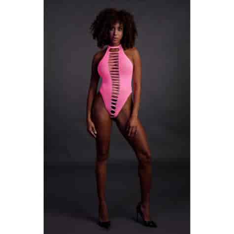 High-Cut Body - One Size - Neon Pink
