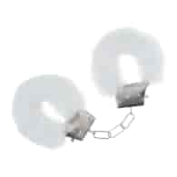 Classic Fluffy Handcuffs - White