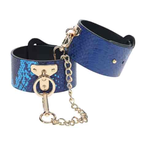 Florence Collection - Leg Cuffs - Blue