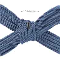 Polyester Bondage Rope - 32.8 ft / 10 m - Navy Blue