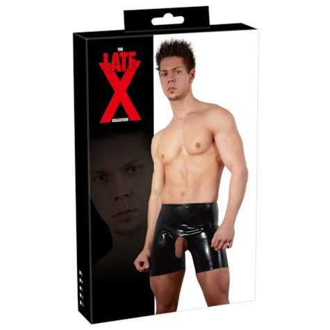Lateksowe męskie majtki czarne L
