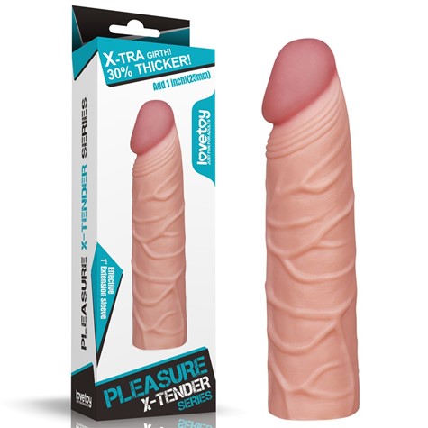 Nakładka Pleasure X-Tender +2,5cm Lovetoy