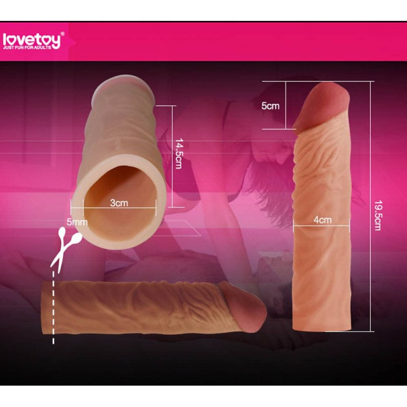 Nakładka Pleasure X-Tender +5cm  Lovetoy — zdjęcie 6