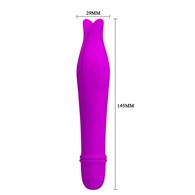 Pretty Love Jefrey Vibrator Purple