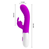 Pretty Love Serberus Licking Vibrator Purple