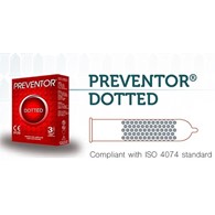 Pakiet prezerwatyw DOTTED Preventor 48 x 3 szt