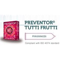 Pakiet prezerwatyw TUTTI FRUTTI Preventor 48 x 3 szt