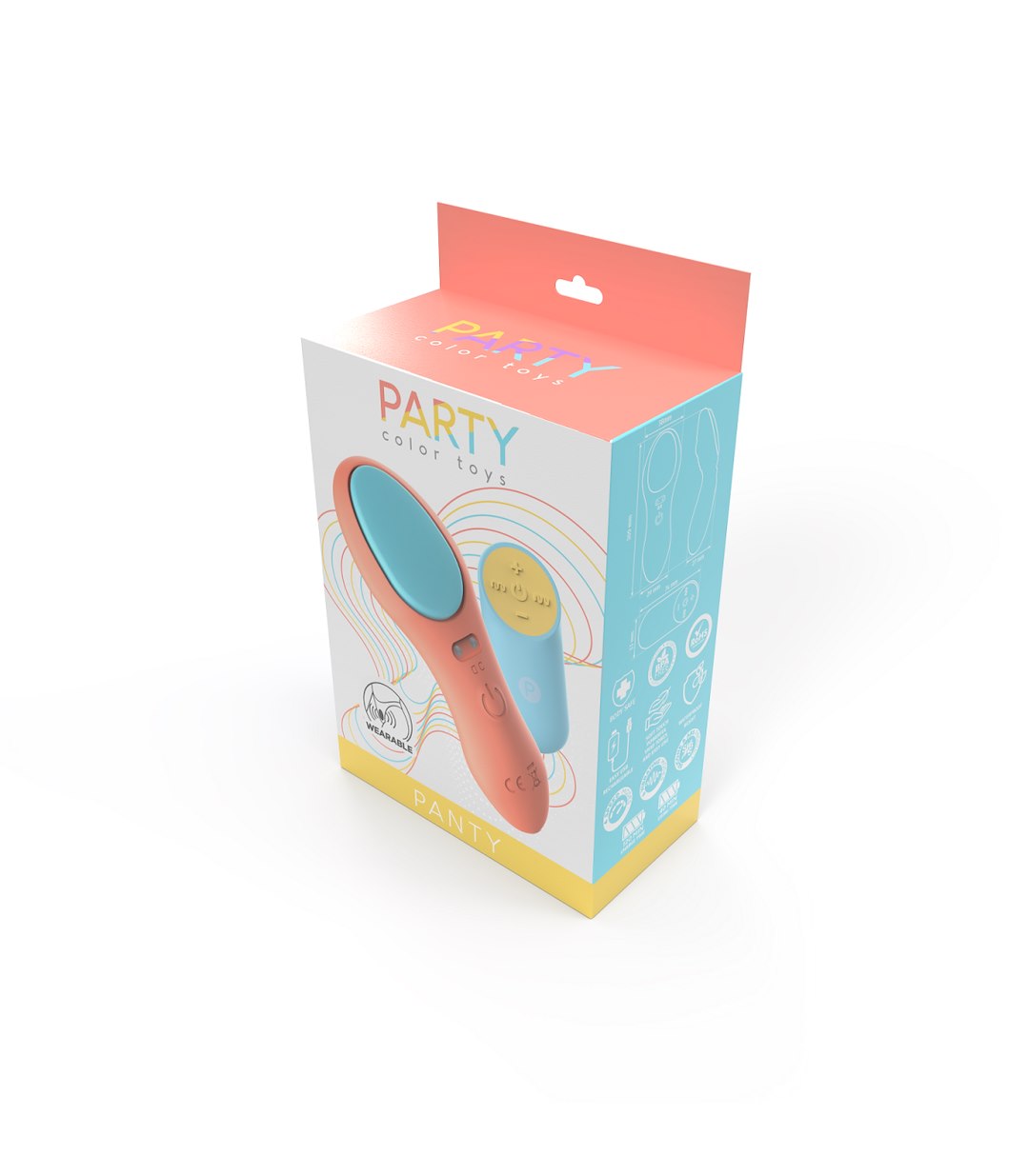 PANTY VIBRATOR WITH CORAL USB CONTROL — zdjęcie 3