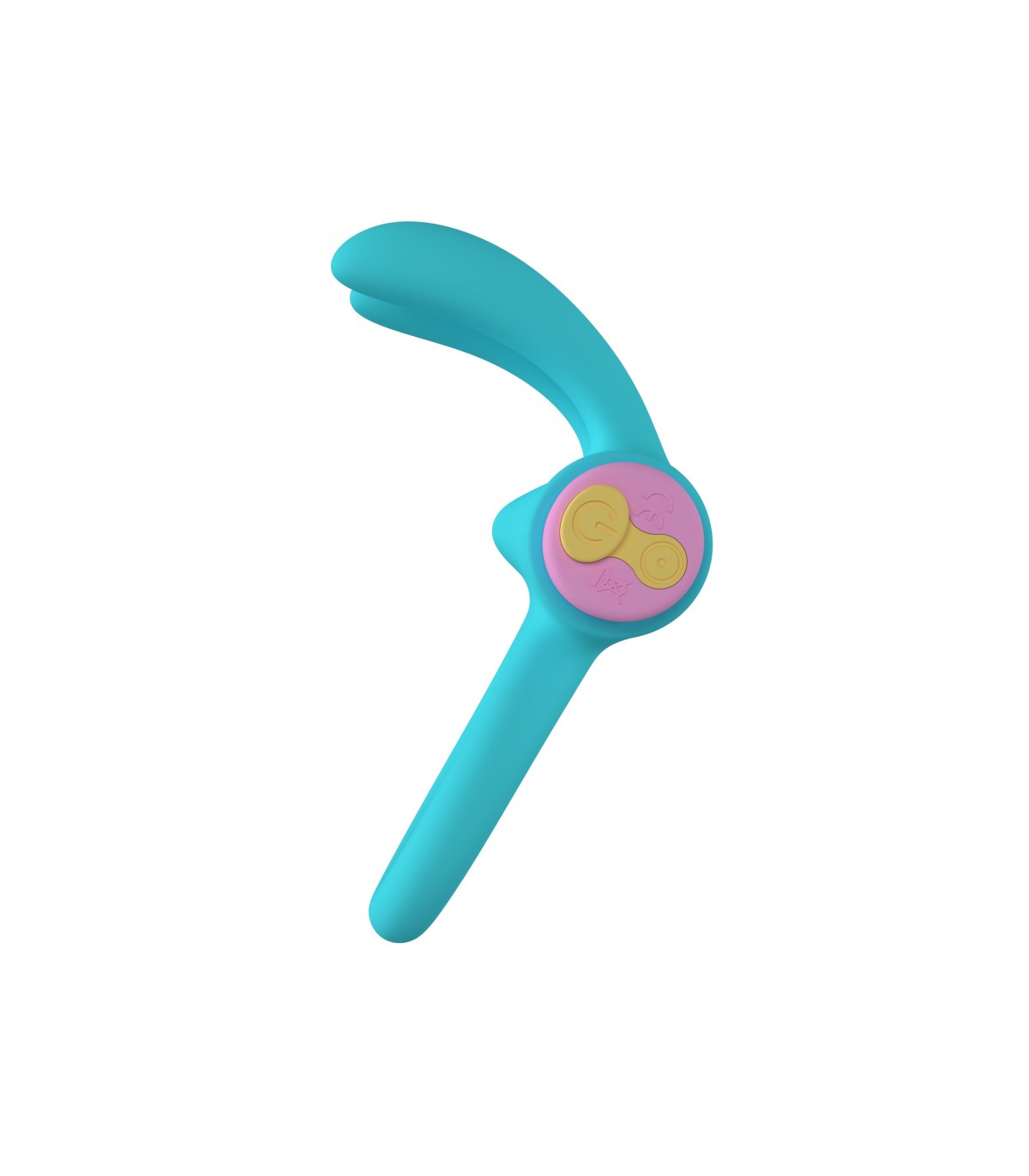 RINY VIBRATING RING W/ BLUE SILICONE USB CONTROLLER — zdjęcie 2