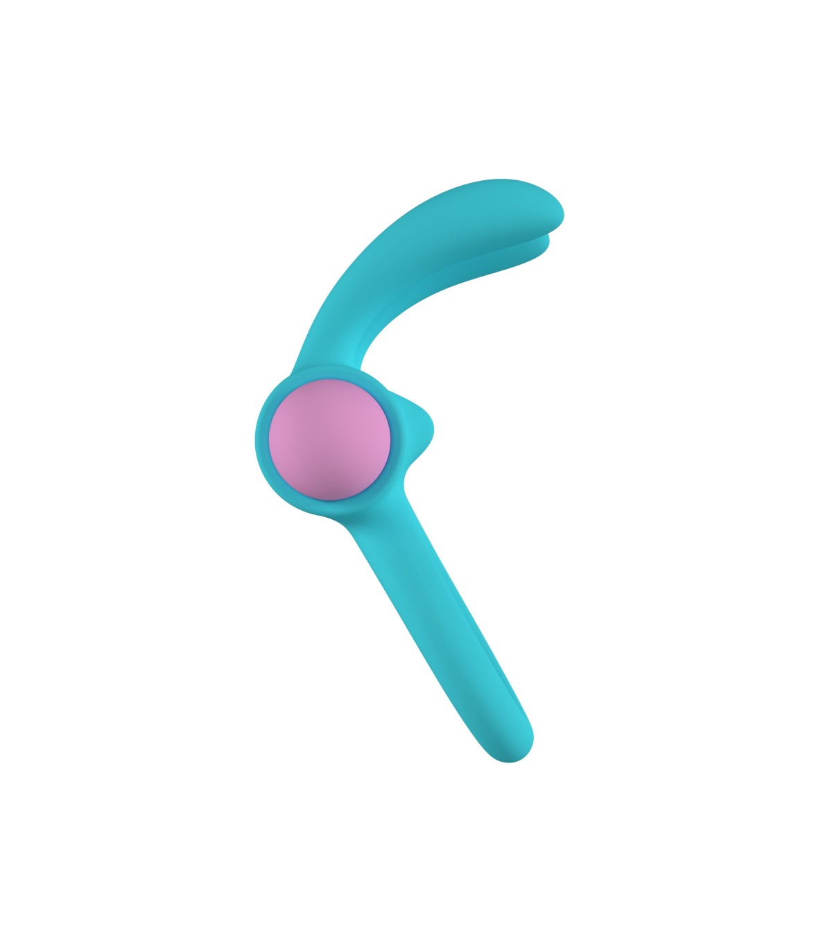RINY VIBRATING RING W/ BLUE SILICONE USB CONTROLLER — zdjęcie 3