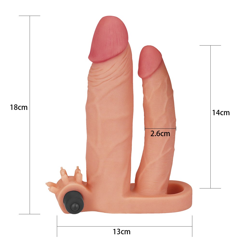 Nakładka Pleasure X-Tender Double +2,5cm Lovetoy — zdjęcie 2