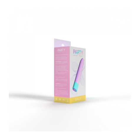 BALY RECHARGEABLE VIBRATING BULLET 10 INTENSITIES LILAC