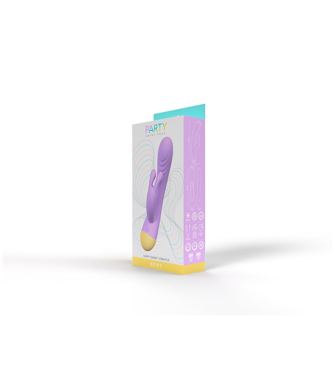 LILAC RECHARGEABLE KENY VIBRATOR — zdjęcie 5