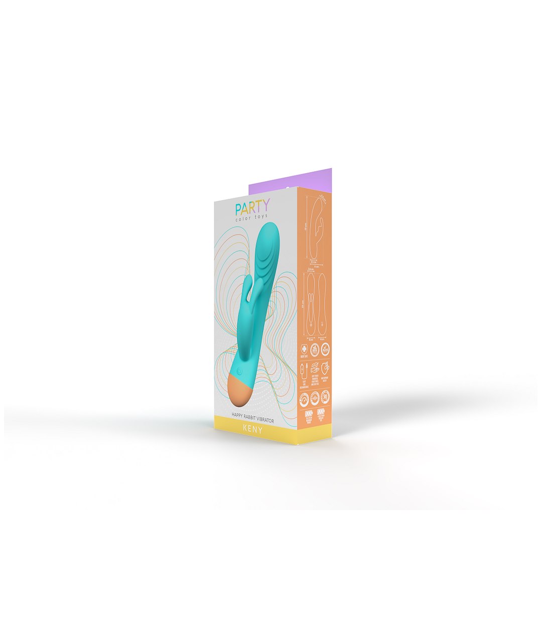 BLUE RECHARGEABLE KENY VIBRATOR — zdjęcie 6