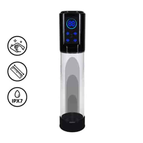 MegaLift - Automatic Waterproof Penis Pump - Black