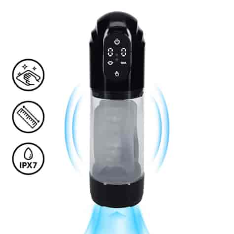 TechnoThrust - Automatic Waterproof Masturbator Pump - Black