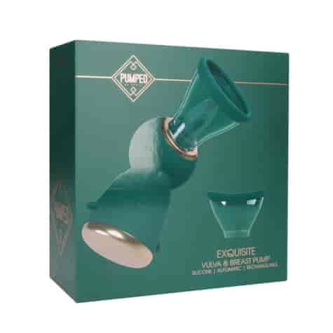 Exquisite - Rechargeable Vulva and Breast Pump - Forest Green
