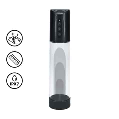 HyperPump - Rechargeable Penis Pump - Gun Metal