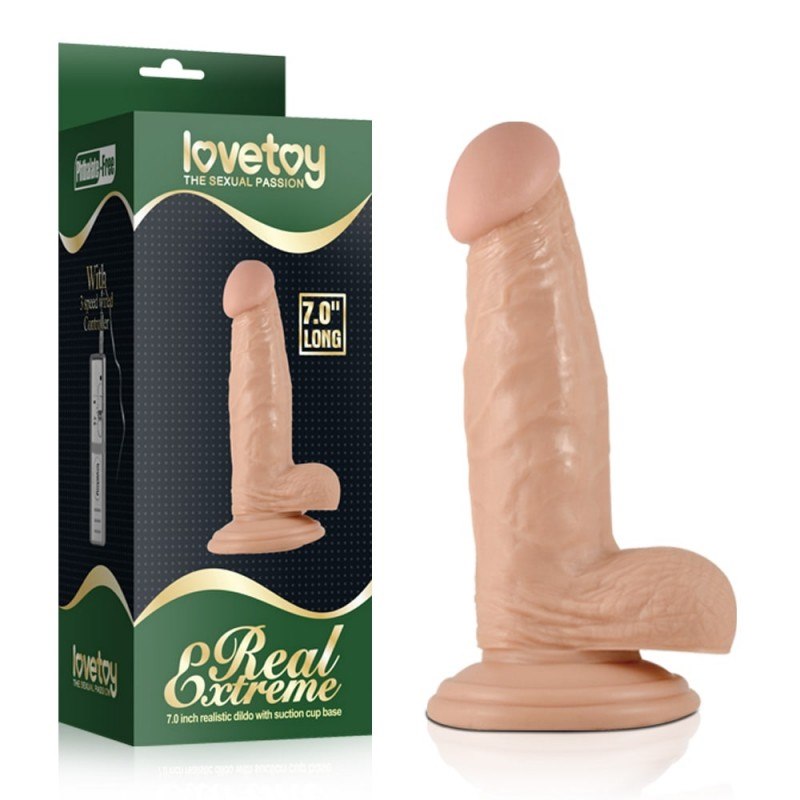 Dildo z przyssawk¹ Real Extreme 17,5cm Lovetoy