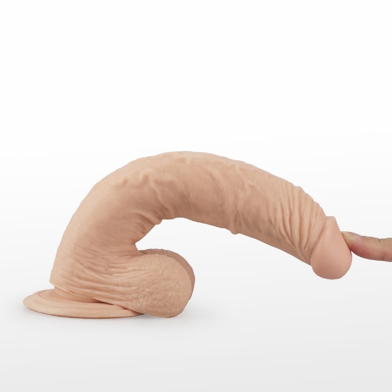 Dildo z przyssawką i wibracjami Real Extreme 24cm Lovetoy — zdjęcie 4